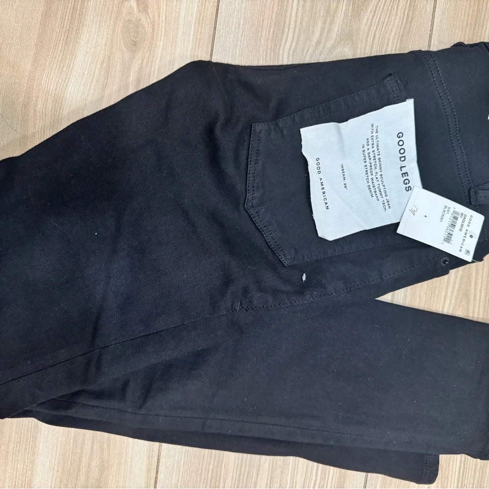 Good American Black Good Legs Jeans - Picture 2 of 5